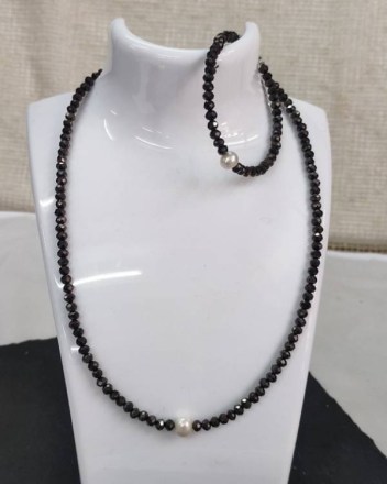 5  σετ  κολιε βραχιολι καφε (1)